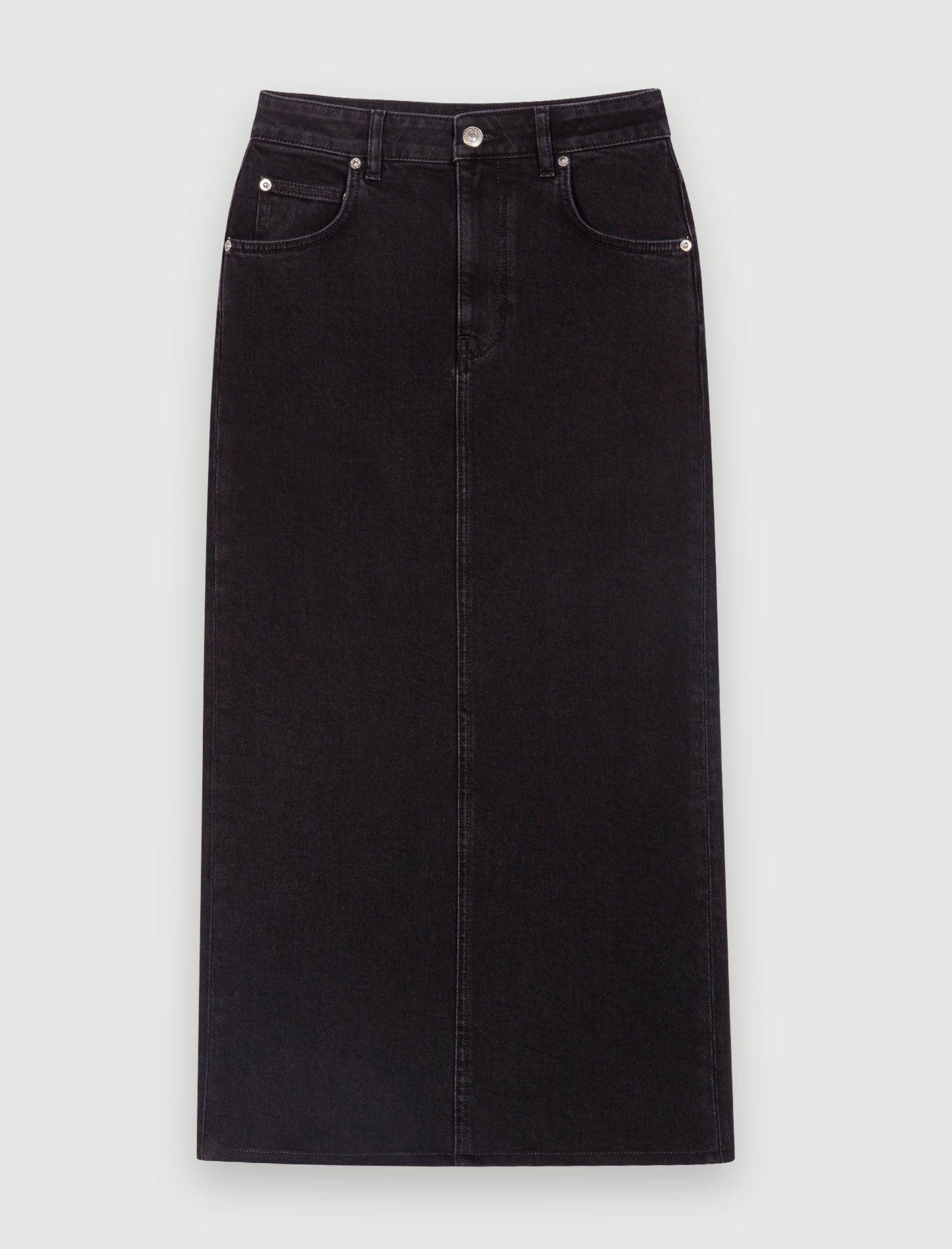 Lightly Distressed Maxi Denim Skirt – Skirted Fancy